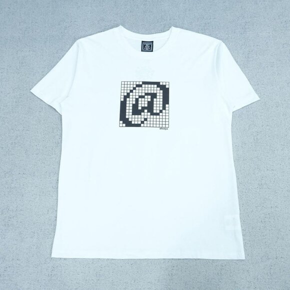 Always White Pixel Short Sleeve T Shirt
